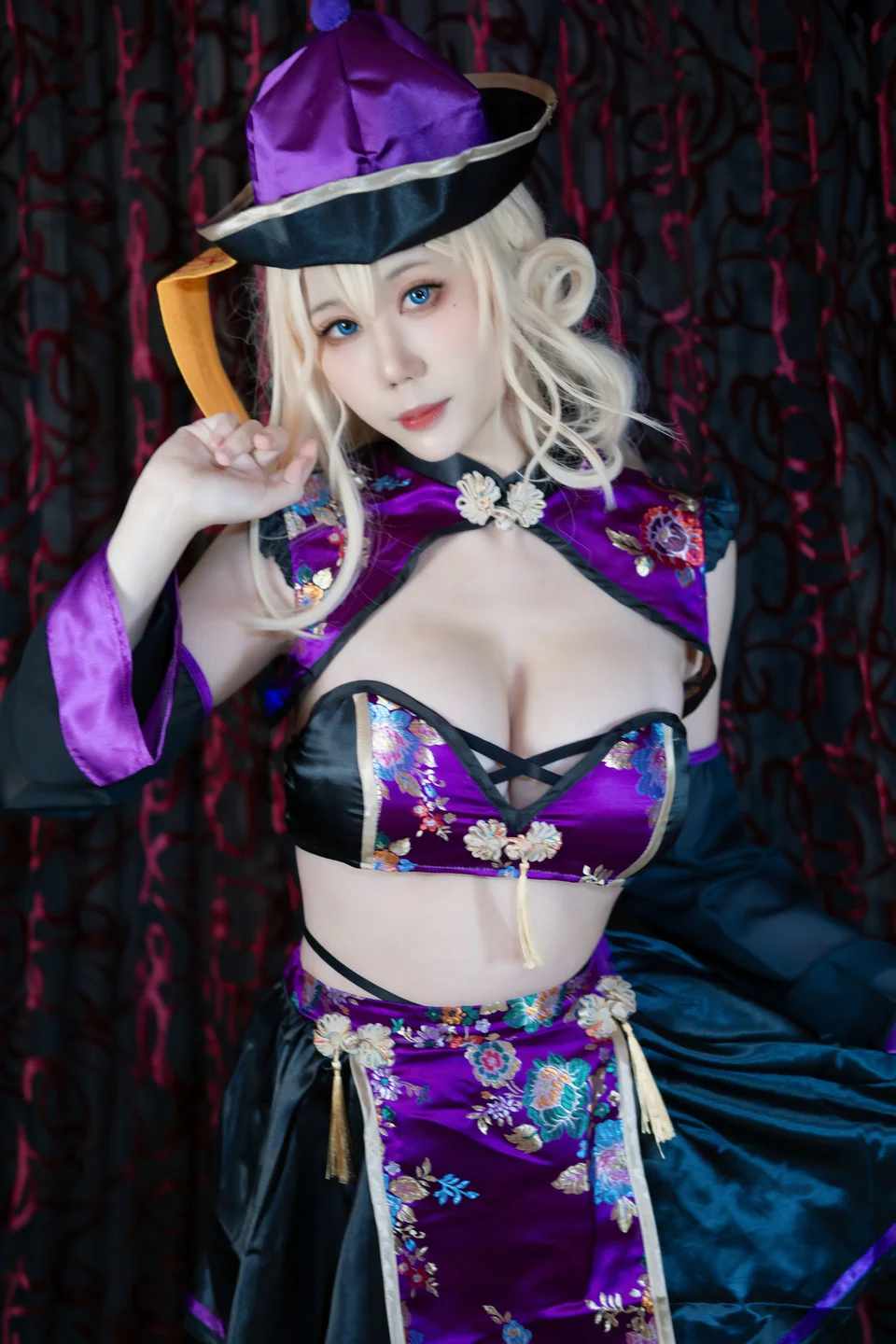 坊桥夜泊_No_002_Sugar_Whip_戦斗キョンシー_紫_40P_375MB tg@simisebaisi 【丝足阁】014.webp